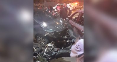 Após ser baleado, motorista de aplicativo atropela quatro pessoas em avenida