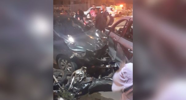 Após ser baleado, motorista de aplicativo atropela quatro pessoas em avenida