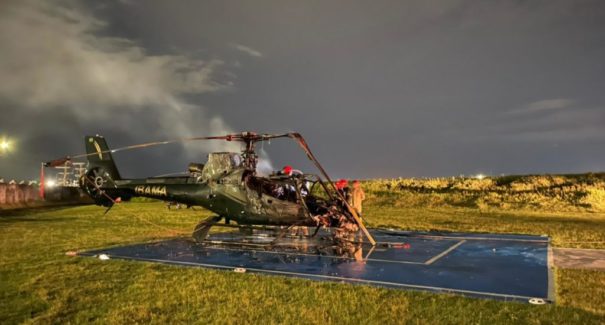 Helicóptero do Ibama é alvo de ataque incendiário
