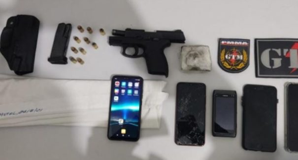 Dois suspeitos são presos após realizar diversos assaltos em São Luís