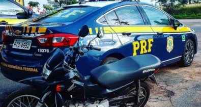 Moto de “R$ 800” e carro clonado são apreendidos pela Polícia Rodoviária Federal