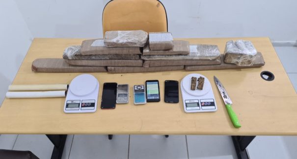 Trio é preso pela Polícia Civil com droga avaliada em quase 20 mil reais, em São Luís