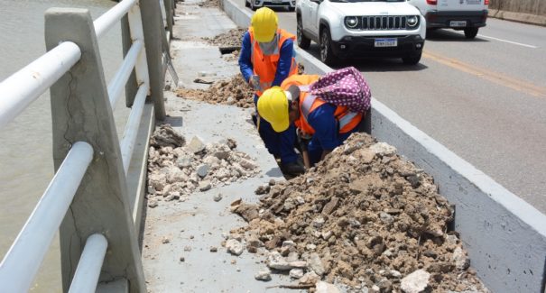 Governo realiza serviços de manutenção na ponte do São Francisco