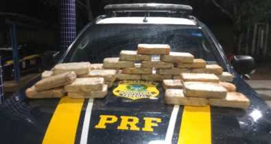 Preso suspeito de transportar 31 quilos de pasta base de cocaína, em Caxias
