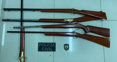 Polícia Civil fecha comércio ilegal de arma de fogo, em Vitória do Mearim