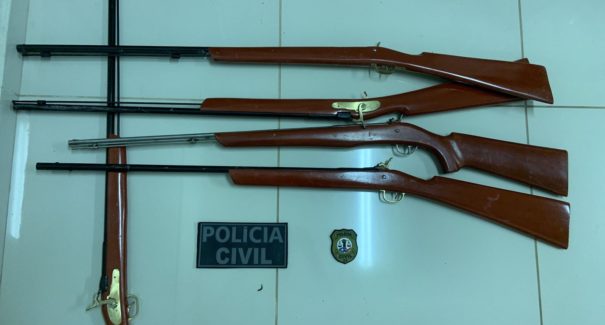 Polícia Civil fecha comércio ilegal de arma de fogo, em Vitória do Mearim