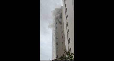 VÍDEO: Incêndio atinge apartamento de condomínio em São Luís