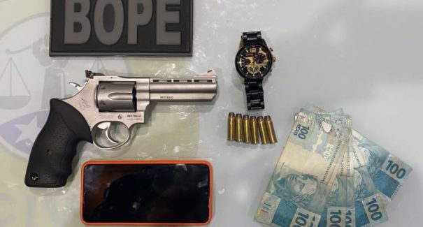 Homem é preso em posse de arma de fogo, em Pedro do Rosário