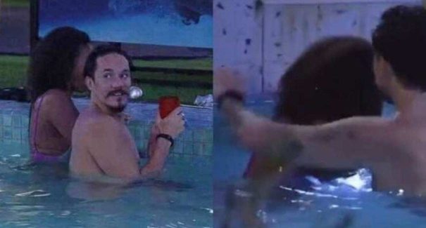 BBB22: Eli prende Jessi na piscina, sister pede ajuda e produção interrompe