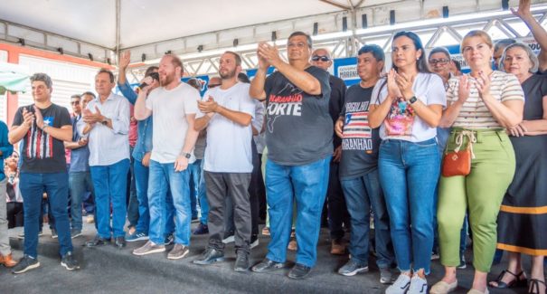 Othelino prestigia inaugurações de obras em Tuntum e reforça seu compromisso com o município