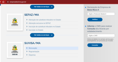 Governo do Maranhão adota sistema de licenciamento sanitário on-line