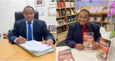 Osmar Gomes lança o livro “Crônicas Selecionadas” nesta quinta-feira
