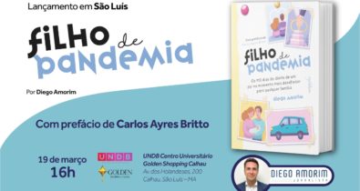 Jornalista Diego Amorim lança livro sobre ser pai durante a pandemia