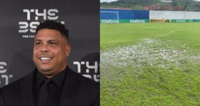 Ronaldo Fenômeno questiona condições de estádio do município de Tuntum
