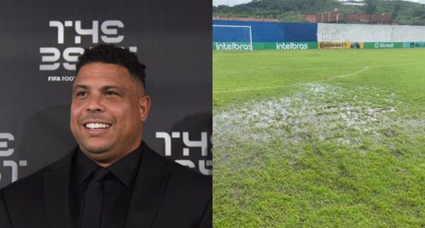 Ronaldo Fenômeno questiona condições de estádio do município de Tuntum