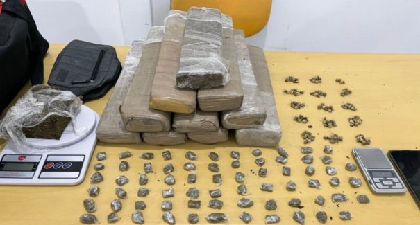 Homem é preso suspeito pelo crime de tráfico de drogas