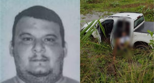 Médico é encontrado morto dentro de um veículo em um lago na BR-104