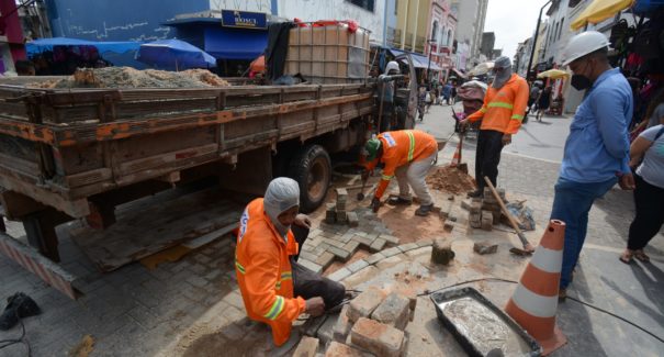 Rua Grande volta a receber reparos