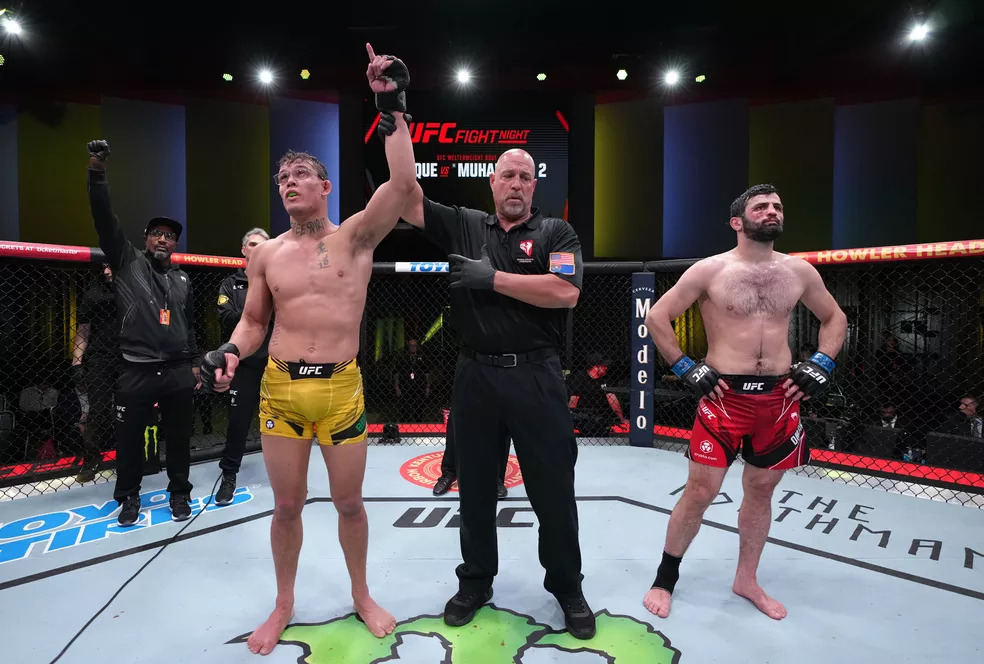 Caio Borralho estreia com vitória contra russo no UFC Las Vegas