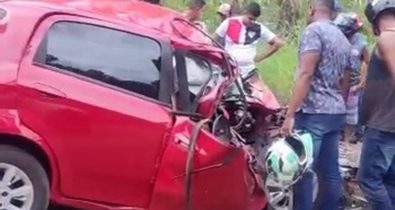 Colisão entre carro e carreta, deixa vítima em Buriticupu