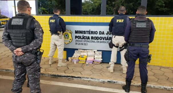 Em Barra do Corda, homem é preso em flagrante transportando 26 kg de cocaína