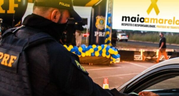 Polícia Rodoviária Federal inicia campanha Maio Amarelo