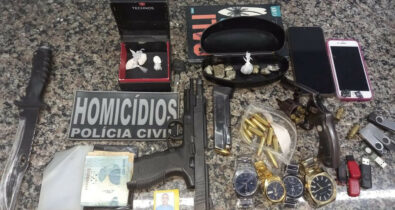 Homem suspeito de integrar facção criminosa é preso com armas em Timon