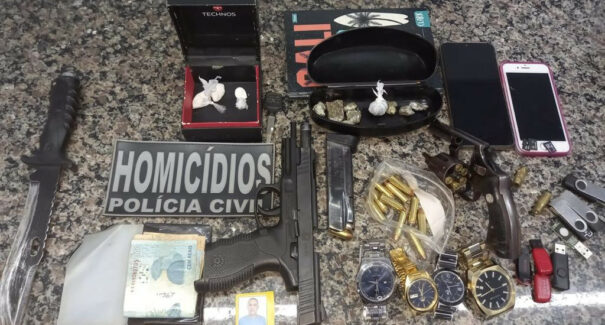 Homem suspeito de integrar facção criminosa é preso com armas em Timon