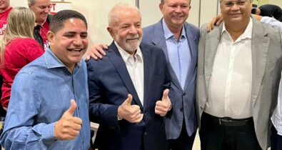 Brandão e Dino declaram apoio e participam do lançamento da pré-candidatura de Lula