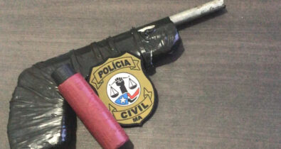 Adolescente é apreendido com arma de fogo dentro de escola em Miranda do Norte