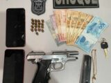 No Turu, homem é preso suspeito de porte ilegal de arma e cocaína