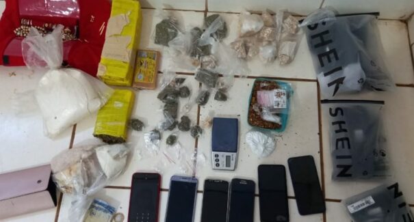 Operação policial prende casal por suspeita de tráfico de drogas