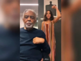 Cantor Gilberto Gil faz dança com neta em vídeo, viraliza e diverte a web
