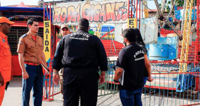Após princípio de incêndio, Procon fiscaliza parque de diversões em São Luís