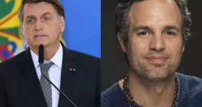 Bolsonaro rebate crítica do ator de ‘Hulk’ e se compara ao Capitão América