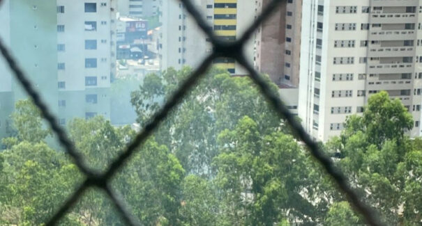 Princípio de incêndio é controlado perto de condomínios residenciais