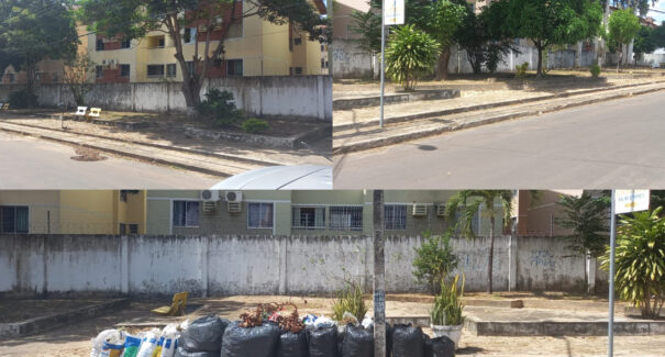 Moradores do Araras realizam serviços nas ruas do bairro