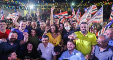 Multidão mostra força da chapa Lula, Dino, Brandão e Camarão em São Luís