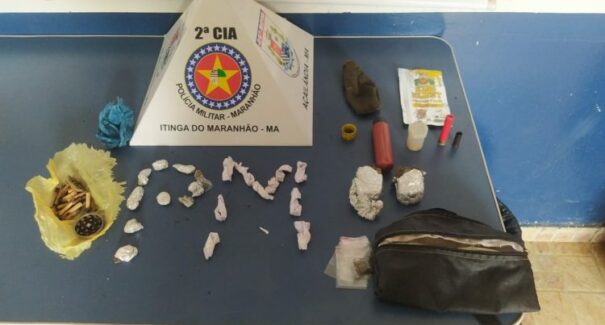 Homem é preso suspeito pelo crime de tráfico de drogas em Itinga do Maranhão