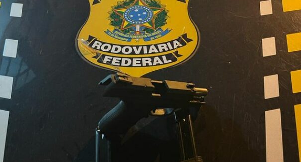 Em Imperatriz, equipe da PRF flagra motorista armado e embriagado
