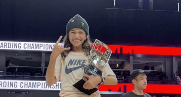Rayssa Leal é a grande campeã da primeira etapa da Liga Mundial de Skate Street