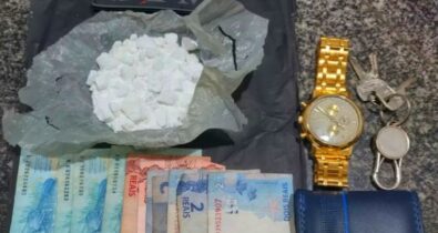 Casal que carregava cocaína dentro de carro é preso na capital