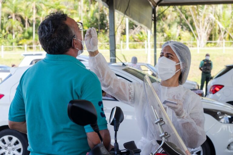 Em uma semana, já foram realizados 5.961 testes. (Foto: Reprodução)
