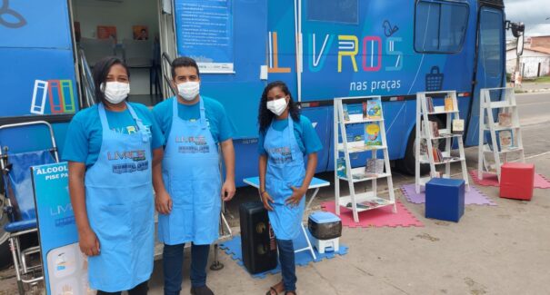 Paço do Lumiar recebe projeto ônibus biblioteca “Livros nas Praças”