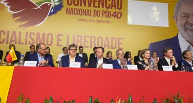Governador Carlos Brandão e ex-governador Flávio Dino participam da Convenção Nacional do PSB