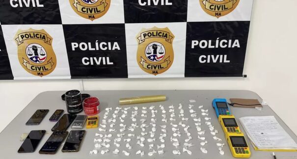Dupla é presa suspeita de praticar “delivery” de drogas na Grande São Luís