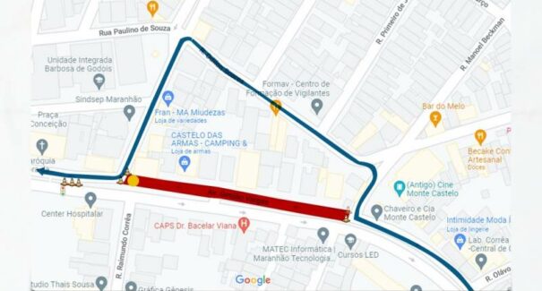Trânsito no bairro do Monte Castelo sofre alterações