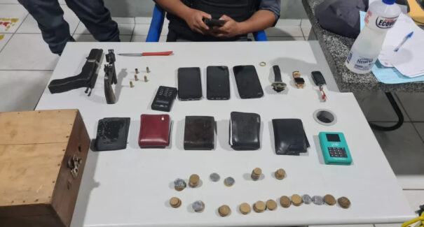 Três homens são detidos suspeitos de praticar assaltos na Grande São Luís