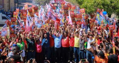 Em Timon, Brandão comemora sucesso da primeira semana de campanha