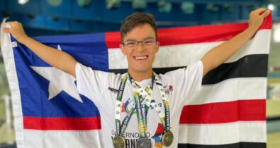 Davi Hermes, nadador maranhense participa do Brasileiro de Natação